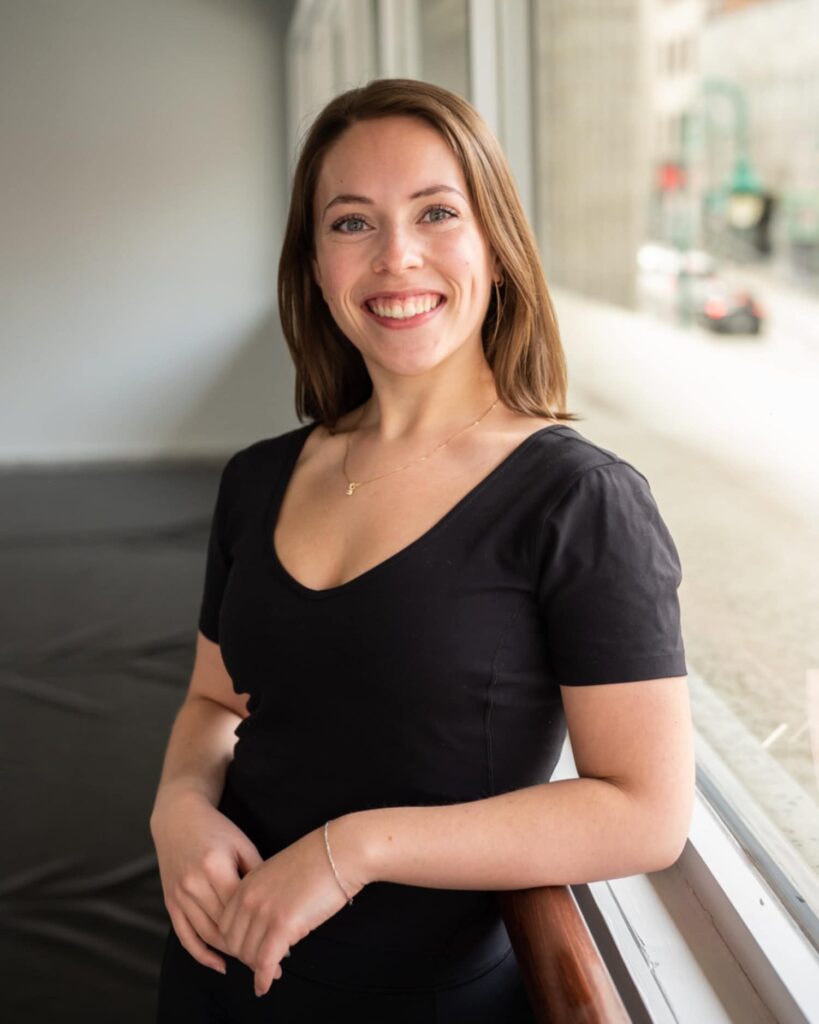 Photo de Lydia Soucy, enseignante en danse contemporaine et en jazz